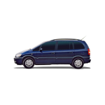 ZAFIRA A VAN (T98) (з 04.1999 до 06.2005)  