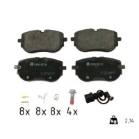 26416.150.2 Zimmermann Передние тормозные колодки на VW ID.3 (E11, E12, E13) с двигателем GTX