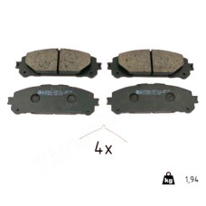 26448.175.2 Zimmermann Передние тормозные колодки на TOYOTA HIGHLANDER (GSU7_, AXUH7_, TXUA7_) с двигателем 3.5 VVTi AWD (GSU75)