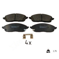26742.190.2 Zimmermann Передние тормозные колодки на JEEP GRAND CHEROKEE L V (WL) с двигателем 3.6 4WD