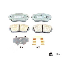25365.165.2 Zimmermann Передние тормозные колодки на KIA RAY (RA, TAM) с двигателем 1.0 LPG (RA)