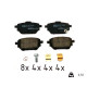 26236.150.2 Zimmermann Задние тормозные колодки на TOYOTA C-HR (_X2_, _H2_) с двигателем Hybrid (MAXH20)
