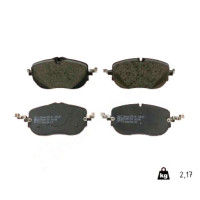 26592.190.1 Zimmermann Передние тормозные колодки на MERCEDES-BENZ C-CLASS (W206) с двигателем C 200 (206.042)