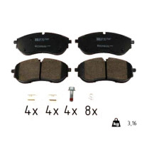 22493.195.2 Zimmermann Передние тормозные колодки на VW GRAND CALIFORNIA Camper (SCB, SCC) с двигателем 2.0 TDI FWD 130 кВт (177 л.с.)