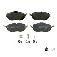 26579.190.2 Zimmermann Передние тормозные колодки на MERCEDES-BENZ C-CLASS (W206) с двигателем C 180 (206.041)