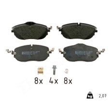 26579.190.2 Zimmermann Передние тормозные колодки на MERCEDES-BENZ C-CLASS T-MODEL (S206) с двигателем C 180 (206.241)