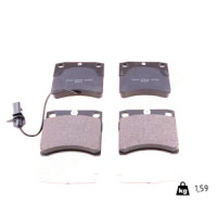 23176.180.1 Zimmermann Передние тормозные колодки на VW TRANSPORTER T4 C БОРТОВОЙ ПЛАТФОРМОЙ/ХОДОВАЯ ЧАСТЬ (70E, 70L ) с двигателем 2.5 TDI 75 кВт (102 л.с.)