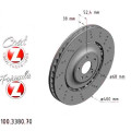 Передній гальмівний диск із перфорацією 400х38 Zimmermann Formula Z
