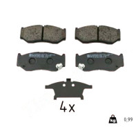 26710.150.2 Zimmermann Передние тормозные колодки на SUZUKI SWIFT V (AZ) с двигателем 1.2 (A2L412) 60 кВт (82 л.с.)