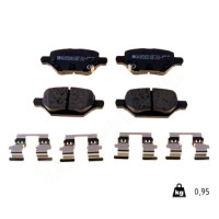 22930.170.2 Zimmermann Задние тормозные колодки на BUICK ENCORE SUV с двигателем 1.4