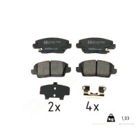 26280.165.2 Zimmermann Передние тормозные колодки на KIA PICANTO (JA) с двигателем 1.0 51 кВт (69 л.с.)