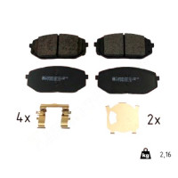 26493.175.2 Zimmermann Передние тормозные колодки на HYUNDAI TUCSON (NX4E, NX4A) с двигателем 2.0 MPI 115 кВт (156 л.с.)