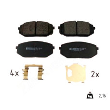 26493.175.2 Zimmermann Передние тормозные колодки на HYUNDAI TUCSON (NX4E, NX4A) с двигателем 2.0 CRDi