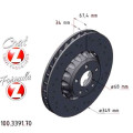 Передний тормозной диск с перфорацией 349х34 Zimmermann Formula Z