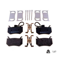 22565.155.2 Zimmermann Задні гальмівні колодки на ALFA ROMEO GIULIA (952_) з двигуном 2.9 (952AAM24)