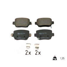 26372.155.2 Zimmermann Задние тормозные колодки на TESLA MODEL 3 с двигателем EV AWD 350 кВт (476 л.с.)