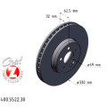 Передній гальмівний диск 330х32 Zimmermann Formula S