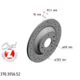 Спортивный задний тормозной диск с перфорацией 303х10 370305652 Otto Zimmermann Sport Z