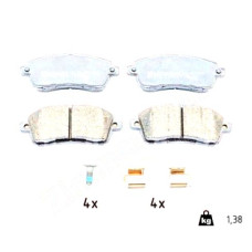 22191.175.2 Zimmermann Передние тормозные колодки на FORD KA+ (UK, FK) с двигателем 1.2 (TK)