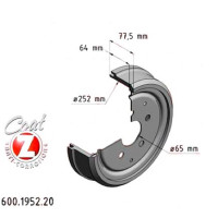 Тормозной барабан 286 мм 600195220 Otto Zimmermann