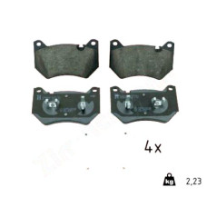 26196.160.1 Zimmermann Передние тормозные колодки на AUDI Q5 (FYB) с двигателем 2.0 TDI 100 кВт (136 л.с.)