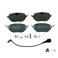 26408.150.2 Zimmermann Передние тормозные колодки на VW ID.3 (E11, E12, E13) с двигателем GTX
