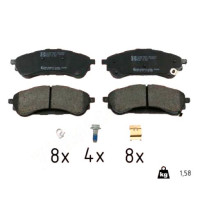 22693.170.2 Zimmermann Задние тормозные колодки на FORD AUSTRALIA RANGER ПИКАП (PX) с двигателем 2.2 TDdi 4x4 (PXII, PXIII)