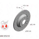 600.3252.52 Zimmermann Sport Z Спортивный задний тормозной диск с перфорацией 300x12 на VW PASSAT (3G2, CB2) с двигателем 1.4 TSI 92 кВт (125 л.с.)
