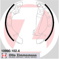 10990.102.4 Zimmermann Комплект тормозных колодок для стояночного тормоза на VW PASSAT B2 Variant (33B) с двигателем 1.8 66 кВт (90 л.с.)