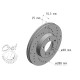 600320952 Zimmermann Sport Z Спортивный передний тормозной диск с перфорацией 288x25