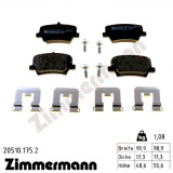 205101752 Zimmermann Задние тормозные колодки 