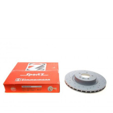 450.5202.52 Zimmermann Sport Z Спортивный передний тормозной диск с перфорацией 360x30 на LAND ROVER RANGE ROVER SPORT (L320) с двигателем 3.6 D 4x4