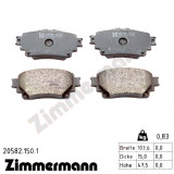 205821501 Zimmermann Задние тормозные колодки 