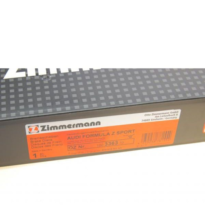 100.3363.70 Zimmermann Formula Z Передній гальмівний диск 380x36 на AUDI A8 (4H2, 4H8, 4HC, 4HL) з двигуном 3.0 TDI quattro 100.3363.70 Zimmermann Formula Z Передній гальмівний диск 380x36 на AUDI A8 (4H2, 4H8, 4HC, 4HL) з двигуном 3.0 TDI quattro