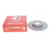 Спортивный задний тормозной диск с перфорацией 302х12 610372752 Otto Zimmermann Sport Z