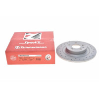 610.3727.52 Zimmermann Sport Z Спортивный задний тормозной диск с перфорацией 302x12 на VOLVO ASIA S90 с двигателем 2.0 T5