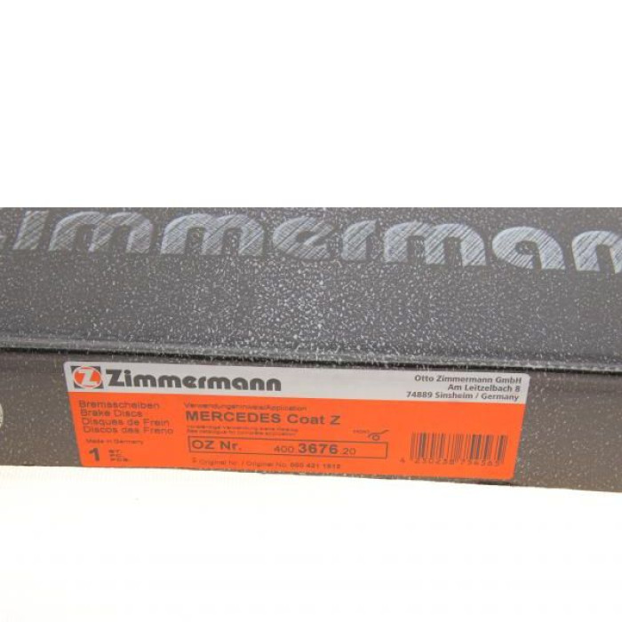 400.3676.20 Передний тормозной диск 322x32 Otto Zimmermann CoatZ 400.3676.20 Передний тормозной диск 322x32 Otto Zimmermann CoatZ