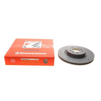450521354 Zimmermann Black Z Спортивный передний левый тормозной диск с насечками 360x30
