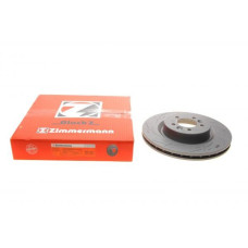 450521354 Zimmermann Black Z Спортивный передний левый тормозной диск с насечками 360x30