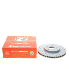 200.2534.52 Zimmermann Sport Z Спортивный передний тормозной диск с перфорацией 296x26 на NISSAN X-TRAIL (T32_) с двигателем 1.6 dCi ALL MODE 4x4-i (NT32)