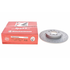 450.5211.52 Zimmermann Sport Z Спортивный задний тормозной диск с перфорацией 300x10 на LAND ROVER DISCOVERY SPORT (L550) с двигателем 2.0 D 4x4 132 кВт (180 л.с.)