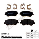 225181752 Zimmermann Передние тормозные колодки