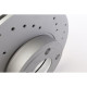 600320952 Zimmermann Sport Z Спортивный передний тормозной диск с перфорацией 288x25