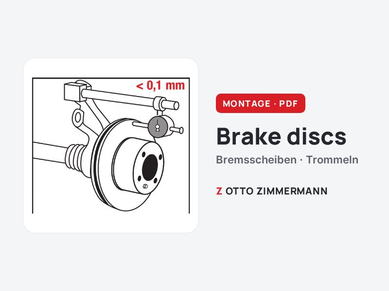 Монтаж гальмівних дисків і барабанів Zimmermann: інструкція