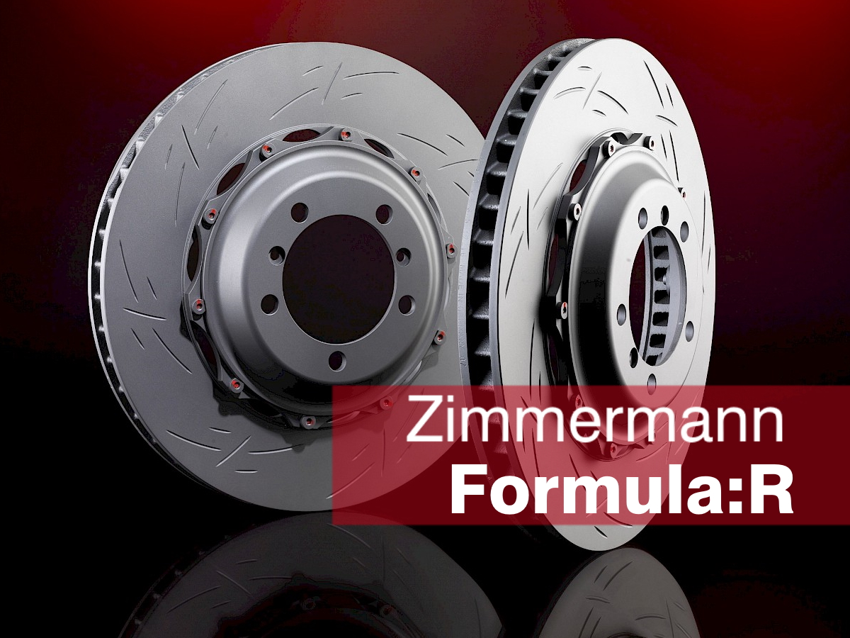 Спортивные тормозные диски Zimmermann Formula:R – технология скорости и безопасности на гоночных Трассах.