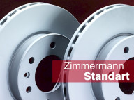Стандартні гальмівні диски Zimmermann: як оригінал, з покриттям Coat Z