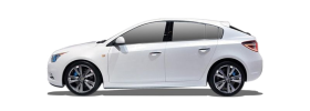 CHEVROLET CRUZE НАКЛОННА ЗАДНЯ ЧАСТИНА (J305)