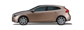 VOLVO V40 НАКЛОННАЯ ЗАДНЯЯ ЧАСТЬ (525, 526)