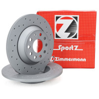 600.3252.52 Zimmermann Sport Z Спортивный задний тормозной диск с перфорацией 300x12 на VW PASSAT (3G2, CB2) с двигателем 2.0 TDI 135 кВт (184 л.с.)