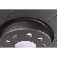 100.3300.53 Zimmermann Black Z Спортивный передний тормозной диск с насечками 312x25 на VW EOS (1F7, 1F8) с двигателем 2.0 TSI